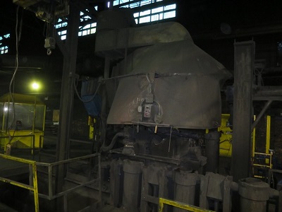 3000 Lb/hr AJAX-WYATT DOUBLE RAM TILT INDUCTION FURNACE CASTING LINE