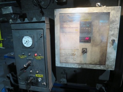 3000 Lb/hr AJAX-WYATT DOUBLE RAM TILT INDUCTION FURNACE CASTING LINE