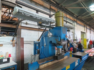 75 TON WATSON STILLMAN VERTICAL STRAIGHTENING PRESS