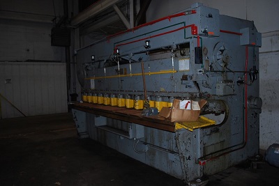 12' x 1/4 STEELWELD MECHANICAL SHEAR