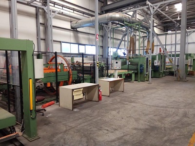 1600mm x 3mm IMEAS SHEET TO SHEET POLISHING LINE, Year 2007