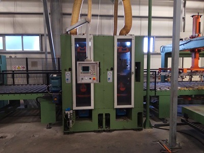 1600mm x 3mm IMEAS SHEET TO SHEET POLISHING LINE, Year 2007