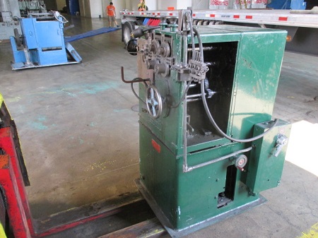 SLEEPER & HARTLEY SERIES #721 SPRING COILER WITH POWER REEL AND TOOLING