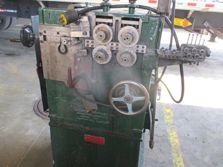SLEEPER & HARTLEY SERIES #721 SPRING COILER WITH POWER REEL AND TOOLING