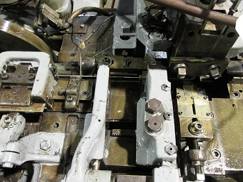 U.S. BAIRD #3 FOUR SLIDE MACHINE, with motorized straightener