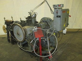 U.S. BAIRD #1 FOUR SLIDE MACHINE WITH STRAIGHTENER AND COIL STAND