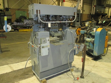 TORRINGTON #V80 VERTI-SLIDE MACHINE W/ COIL STOCK STAND