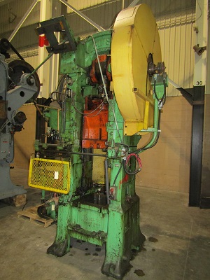 135 TON BLISS NO. 306 STRAIGHT SIDE SINGLE CRANK PRESS