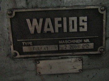 WAFIOS FUL-41 MULTI AXIS CNC SPRING COILING MACHINE W/WAFIOS CNC CONTROL