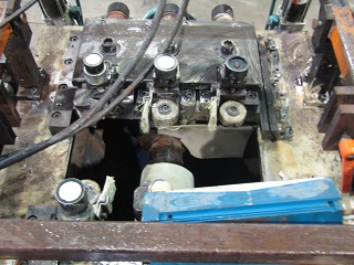 JULIUS MDL. UNO 80 STRIP EDGING/DEBURRING MACHINE