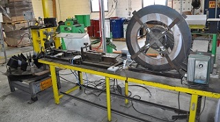 4 STAND X 1/2 EST. ARBOR CUSTOM BUILT MINI RIGHT ANGLE ROLL FORMING LINE FOR