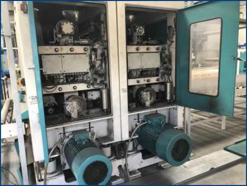 KBM SHEET TO SHEET GRINDING & BRUSHING/SANITIZING LINE