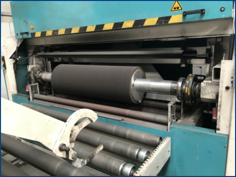 KBM SHEET TO SHEET GRINDING & BRUSHING/SANITIZING LINE