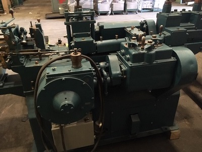 LEWIS MODEL 3F STRAIGHTENER AND CUT OFF