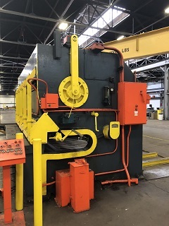 12' x 3/4 CLEVELAND SHEAR WITH ENTRY CONVEYOR & JIB CRANE