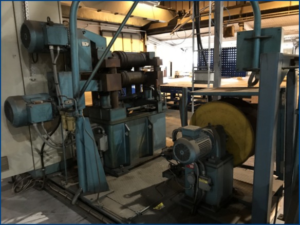 15.75 (400MM) AKV PLUG-IN PULL THRU SLITTING LINE