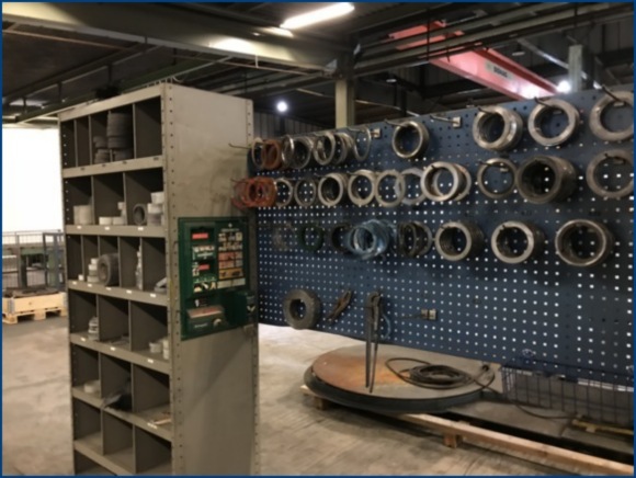 12 (320MM) AKV LOOP SLITTING LINE W/ PACKAGING LINE