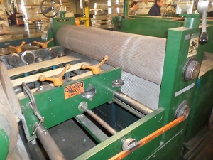 52 CORRUGATING/EMBOSSING CUT TO LENGTH LINE W/ HOLE PUNCHING