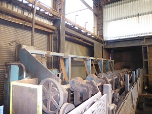 7 ADVANCE MACHINE (AMD) #1000-3030 HYDRAULIC BILLET SHEAR