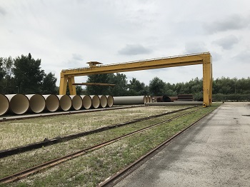 SPIRAL WELDED TUBE FACTORY 3000 X 20MM X 35 TON