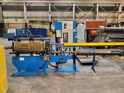 RMG MODEL 15 WIRE STRAIGHTENER AND CUT OFF MACHINE