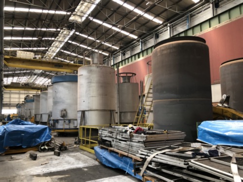 3600MM H x 1900MM W FERRE GAS FIRED BELL ANNEALING FURNACES