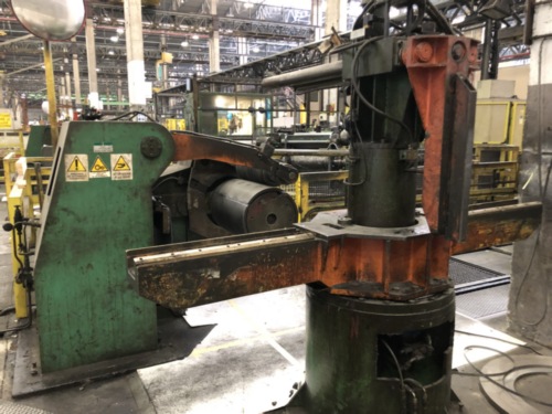 600MM X 2MM X 15 TON GUIDA IMPIANTI SLITTING LINE W/ PACKAGING LINE