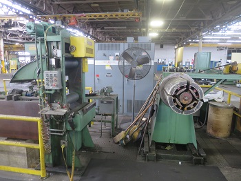 18 X .003 X 8,000# RUESCH RING TYPE PRECISION DOUBLE LOOP SLITTING LINE