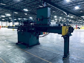 12' X 12 LOGEMAN MDL# 1212 HYDRAULIC SCRAP BALER