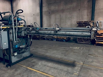 12' X 12 LOGEMAN MDL# 1212 HYDRAULIC SCRAP BALER