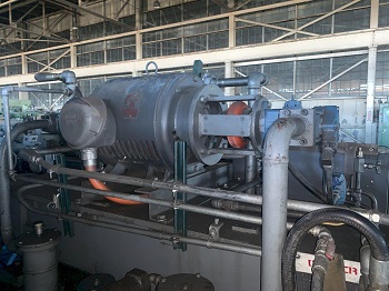 12' X 12 LOGEMAN MDL# 1212 HYDRAULIC SCRAP BALER