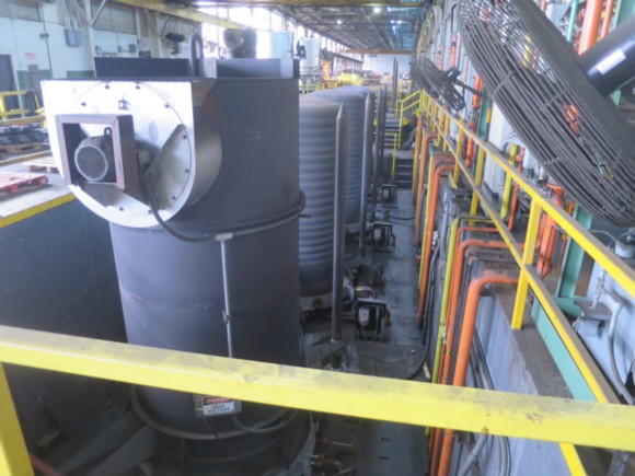 116 H x 48 EBNER HYDROGEN BELL ANEALLING SYSTEM