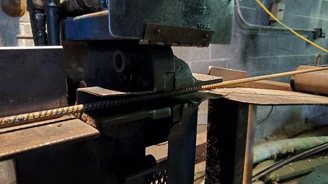 6 BAR ROD CHOMPER MODEL RCE-6 REBAR CUTTING MACHINE