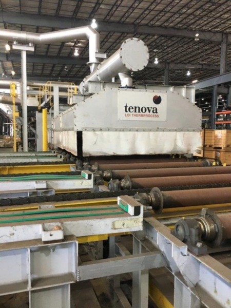 TENOVA LOI CONTINOUS ROLLER HEARTH FURNACE, TYPE RoDR 6500