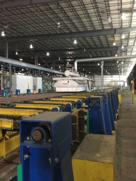 TENOVA LOI CONTINOUS ROLLER HEARTH FURNACE, TYPE RoDR 6500