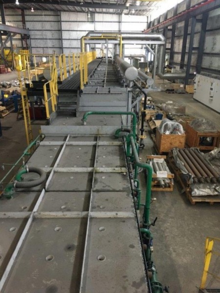 TENOVA LOI CONTINOUS ROLLER HEARTH FURNACE, TYPE RoDR 6500