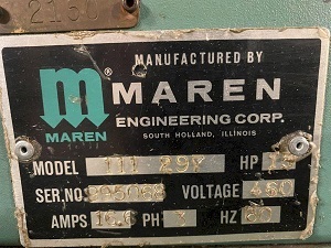 15 x 15 MAREN #111 297 SCRAP BALER