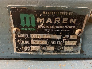 15 x 15 MAREN 111 297 SCRAP BALER