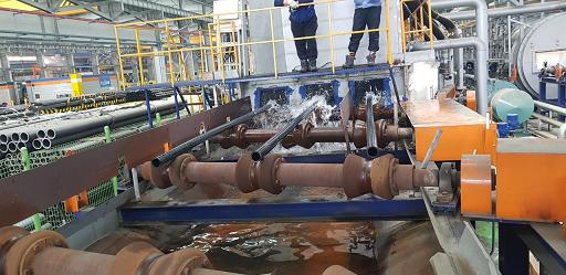 HANJUNG QUENCH AND TEMPER LINE, ROLLER HEARTH