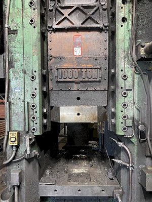 1000 TON ERIE FORGING PRESS