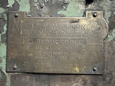 NATIONAL MODEL #4 REDUCER FORGING ROLL