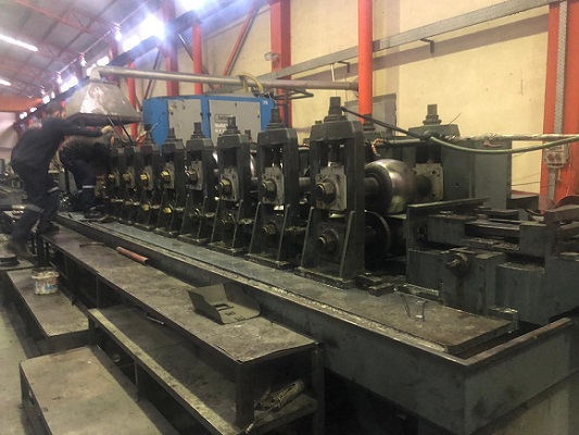 5.5 x .200 (139MM x .200 ) OCEVI PIPE MILL LINE NEW IN 1990 (UPGRADED IN 2018)