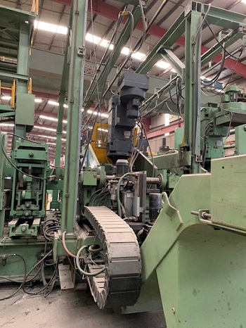 130 (3,300mm) x 1 (25.4mm) Blohm & Voss API Spiral Pipe Mill with Hydrotester