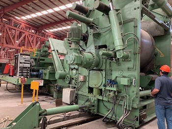 72 (1,800mm) x 1 (25.4mm) Blohm & Voss (2 Step) API Spiral Pipe Mill (Capable