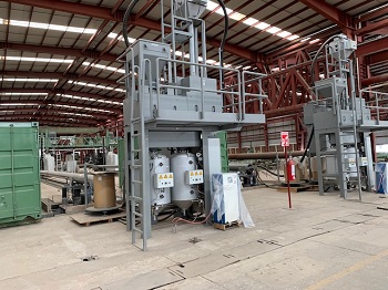 72 (1,800mm) x 1 (25.4mm) Blohm & Voss (2 Step) API Spiral Pipe Mill (Capable