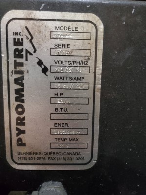 10 PYROMAITRE PYRO-10 CONVEYOR OVEN