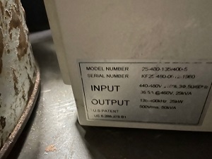 LEPEL 25-480-135 INDUCTION HEATER