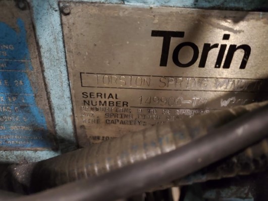 TORRIGNTON #W3002 TORSION COILER
