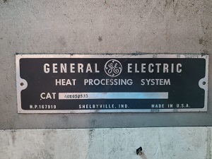 GE, No. HM-20-L1 INDUCTION HEATER