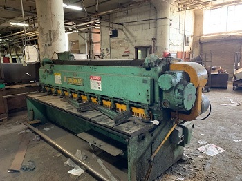 10' X 10' GA CINCINNATI #1010 POWER SQUARING SHEAR